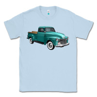 Dusty Blue western truck right 34 view Classic Tee - FaDigitalArtStudio