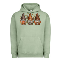 Pigment Oil Green fall gnomes Urban Hoodie - SublimationCraftShop
