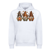 White fall gnomes Urban Hoodie - SublimationCraftShop