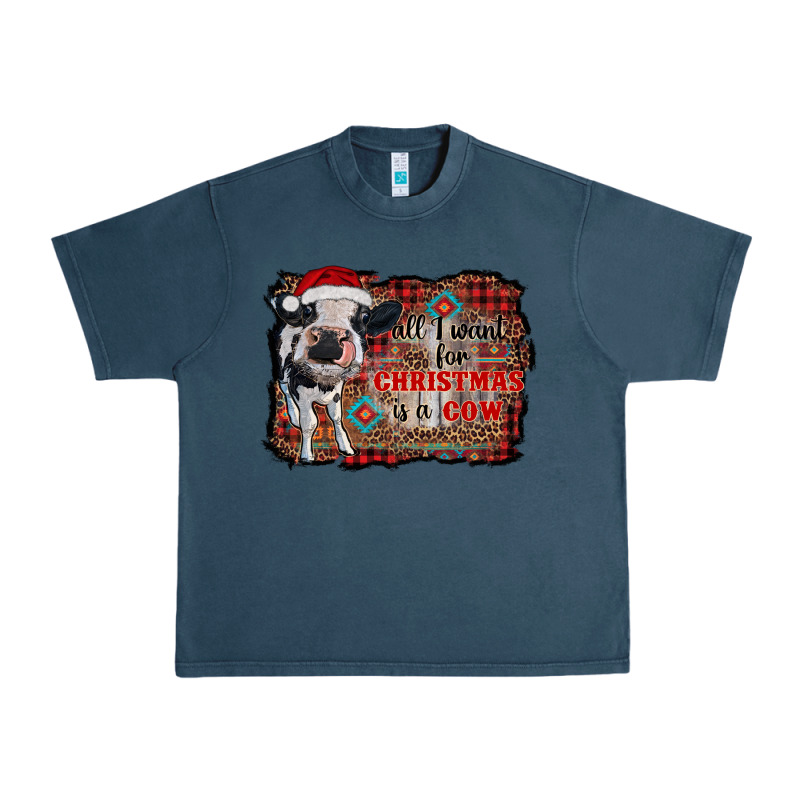 All I Want For Christmas Is A Cow Aztec Urban Heavy Tee by RanaPortraitStore | Teevron