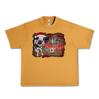 Peanut Butter all i want for christmas is a cow aztec Urban Heavy Tee - RanaPortraitStore