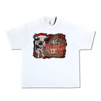 White all i want for christmas is a cow aztec Urban Heavy Tee - RanaPortraitStore