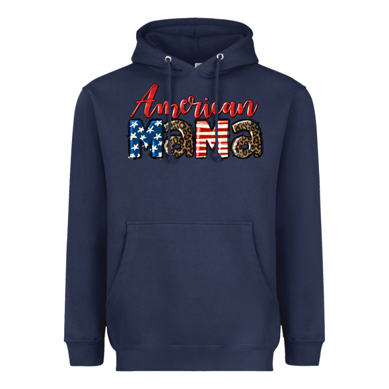 Western American Mama Heavyweight Hoodie by LillyAllenDesigns | Teevron