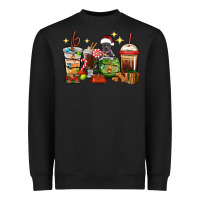 Black Christmas coffee cups with Pitbull Heavyweight Sweatshirt - RanaPortraitStore