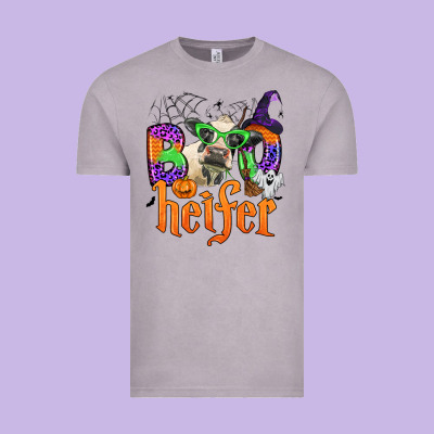 Boo Heifer Vintage Tee Designed By Zillion Design Studio