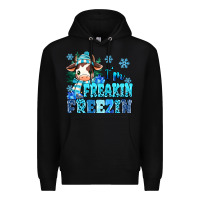 Black I'm freakin freezin Premium Hoodie - MaliasSmallBusiness