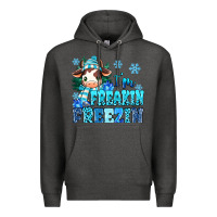Charcoal Heather I'm freakin freezin Premium Hoodie - MaliasSmallBusiness