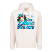 Pale Pink I'm freakin freezin Premium Hoodie - MaliasSmallBusiness