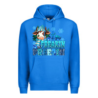 True Royal I'm freakin freezin Premium Hoodie - MaliasSmallBusiness