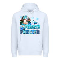 White I'm freakin freezin Premium Hoodie - MaliasSmallBusiness