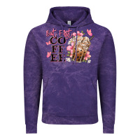 Cloud Purple but first coffee floral Vintage Hoodie - JahusDesignShop