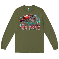 Army Green i crushed 100 days Long Sleeve Tee - RacoonDesign