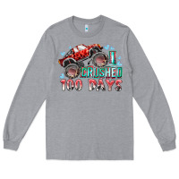 Heather Grey i crushed 100 days Long Sleeve Tee - RacoonDesign
