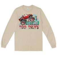 Mushroom i crushed 100 days Long Sleeve Tee - RacoonDesign