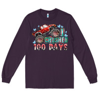 Plum i crushed 100 days Long Sleeve Tee - RacoonDesign