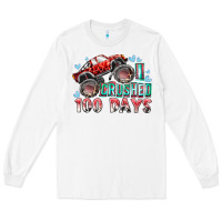 White i crushed 100 days Long Sleeve Tee - RacoonDesign
