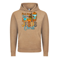 Vintage Coffee Pumpkin spice and Jesus Christ Vintage Hoodie - RanaPortraitStore