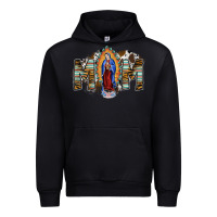 Black mom virgin mary Urban Hoodie - SublimationCraftShop