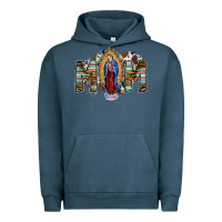 Pigment Midnight Navy mom virgin mary Urban Hoodie - SublimationCraftShop