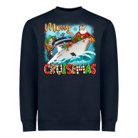 Navy merry cruisemas Heavyweight Sweatshirt - Zillion Design Studio