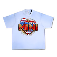 Grape Ice American mini heart Urban Heavy Tee - Zillion Design Studio