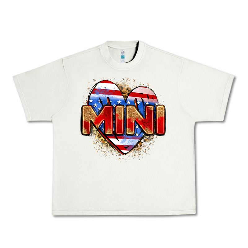 American Mini Heart Urban Heavy Tee by Zillion Design Studio | Teevron