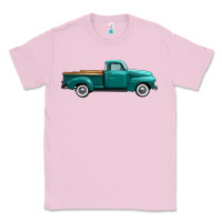 Bubblegum Pink western truck right side view Classic Tee - FaDigitalArtStudio
