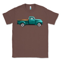 Chestnut western truck right side view Classic Tee - FaDigitalArtStudio