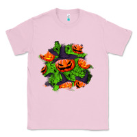 Bubblegum Pink halloween pumpkin patch Classic Tee - BundleAndBundleShop
