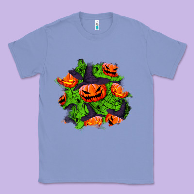 Halloween Pumpkin Patch Classic Tee Designed By Bundleandbundleshop