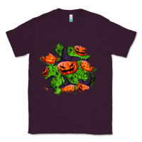 Plum halloween pumpkin patch Classic Tee - BundleAndBundleShop