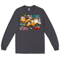 Smoke i dig 100 days of school Long Sleeve Tee - RacoonDesign