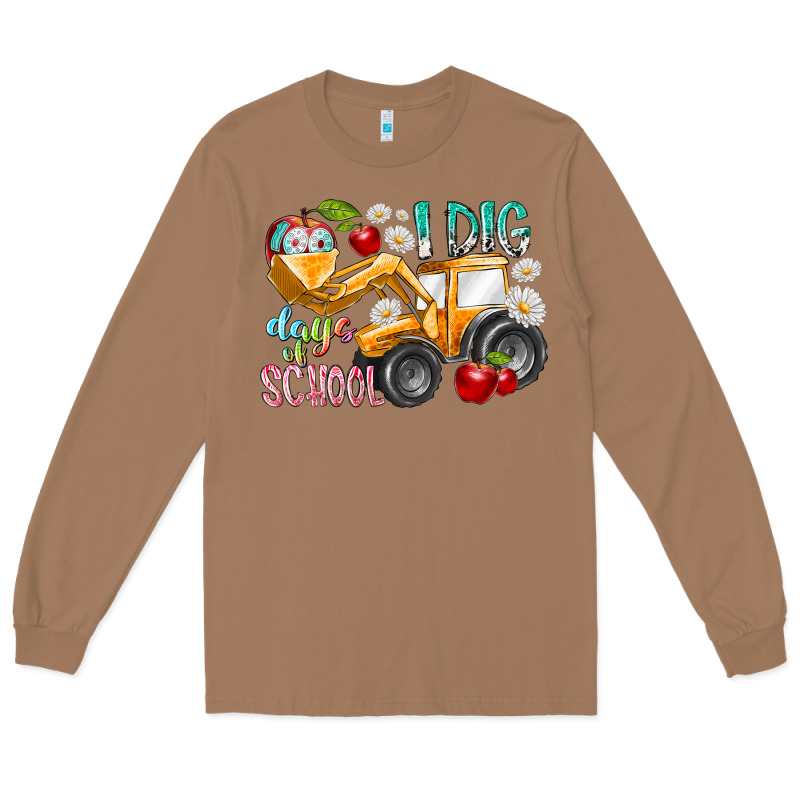 I Dig 100 Days Of School Long Sleeve Tee by RacoonDesign | Teevron