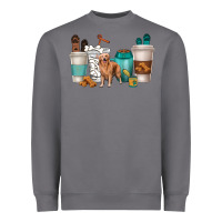 Storm golden retriever dog coffee cups Heavyweight Sweatshirt - texasbilliewilder