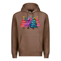 Chestnut christmas trees and lights Premium Hoodie - MaliasSmallBusiness