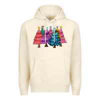 Sandshell christmas trees and lights Premium Hoodie - MaliasSmallBusiness