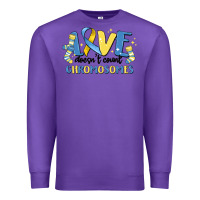 Purple love dose count chromosomes Premium Sweatshirt - MaliasSmallBusiness