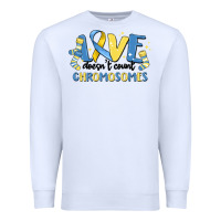White love dose count chromosomes Premium Sweatshirt - MaliasSmallBusiness