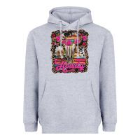 Heather Grey howdy valentine's day bull skull Heavyweight Hoodie - Jasminsmagicworld