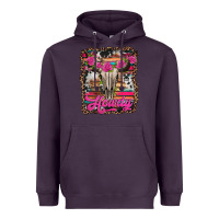 Plum howdy valentine's day bull skull Heavyweight Hoodie - Jasminsmagicworld
