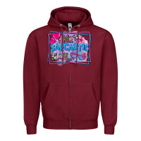 Burgundy me sarcastic nah Zipper Hoodie - AdoDesignShop