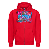 Red me sarcastic nah Zipper Hoodie - AdoDesignShop