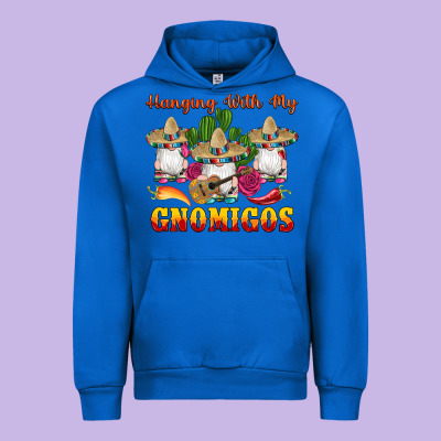 Hanging With Gnomigos Urban Hoodie Designed By Artiststas