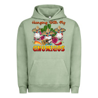 Pigment Oil Green hanging with gnomigos Urban Hoodie - Artiststas