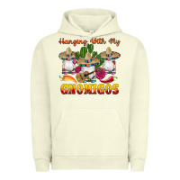 Pigment Pistachio hanging with gnomigos Urban Hoodie - Artiststas
