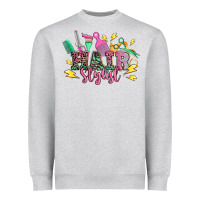 Heather Grey hair stylist Heavyweight Sweatshirt - texasbilliewilder