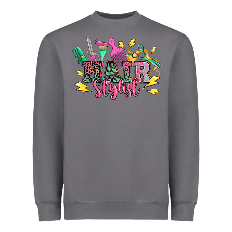 Hair Stylist Heavyweight Sweatshirt by texasbilliewilder | Teevron