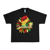 Black juneteenth fist sunflower Urban Heavy Tee - BarkalooDesign