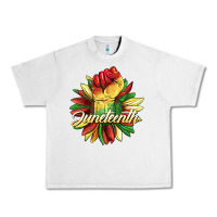Lunar Rock juneteenth fist sunflower Urban Heavy Tee - BarkalooDesign