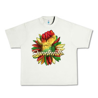 Pistachio juneteenth fist sunflower Urban Heavy Tee - BarkalooDesign